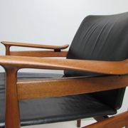 Finn Juhl model 192 in Teak, leather for France & Daverkosen
