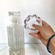 Vintage glass or crystal ashtray