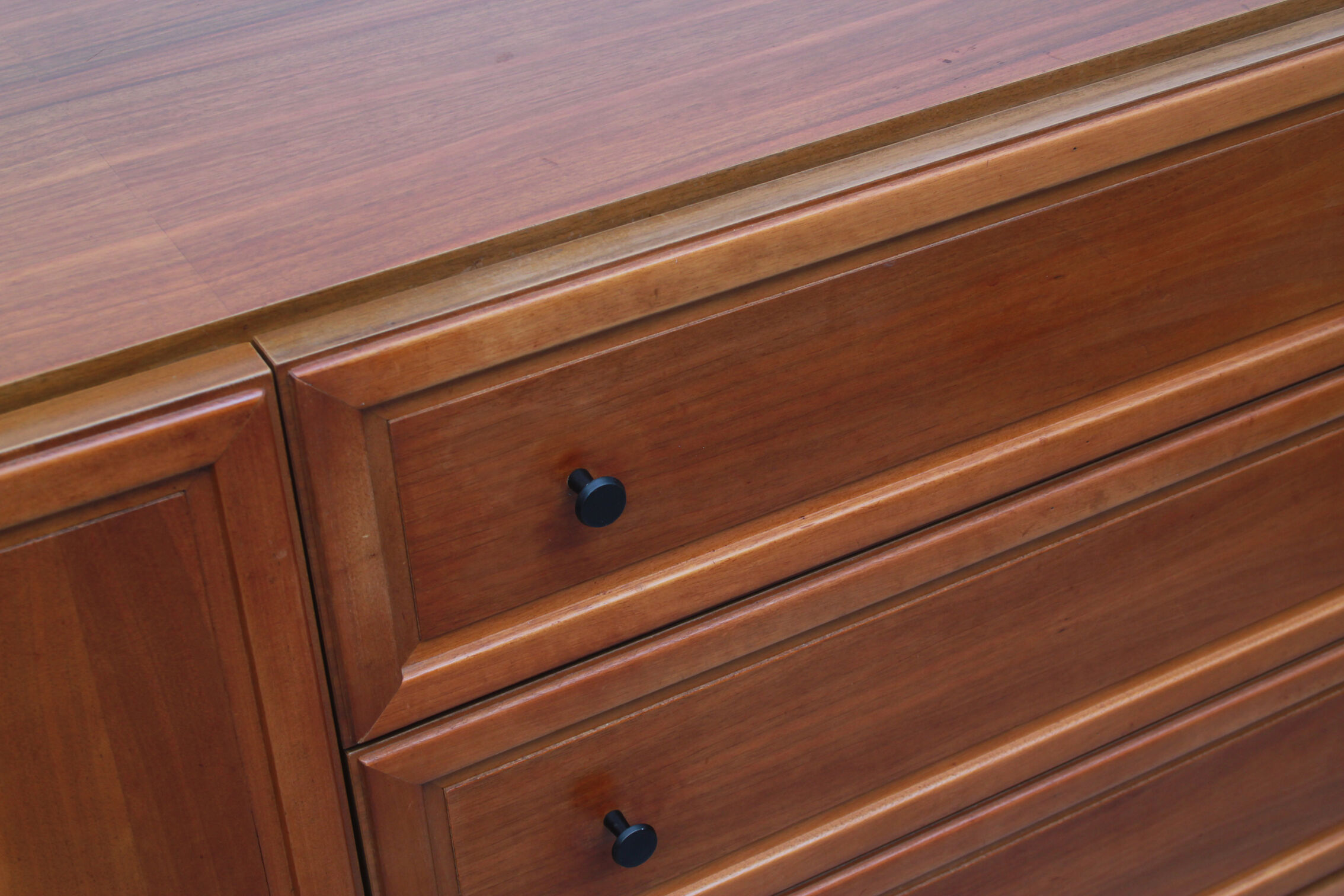 1960s sideboard in walnut, 240cm