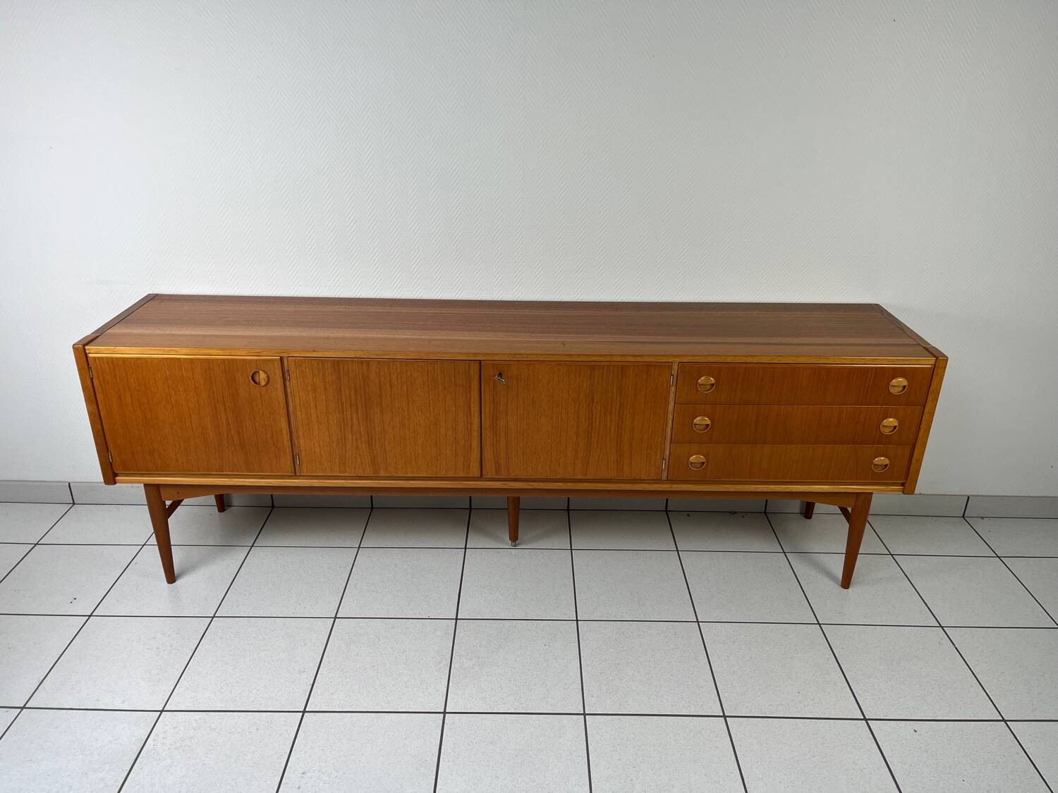 Scandinavian teak sideboard from the 1960s.