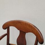 Pair of directorial style armchairs with sticks
