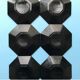 5-cup coffee service - esso arcoroc 80s black saucers - octime collection