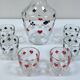 Carafe and 6 liqueur glasses, Arques Crystal Factory
