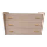 Vintage beige/rosé chest of drawers (farrow & ball)