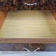 Mid Century 70's Chest of Drawers with Glass Top