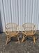 2 fauteuils en rotin pour enfant