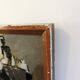 Mid-Century Modern Swedish "Altea" Vintage Abstract Figurative Oil Painting, Framed