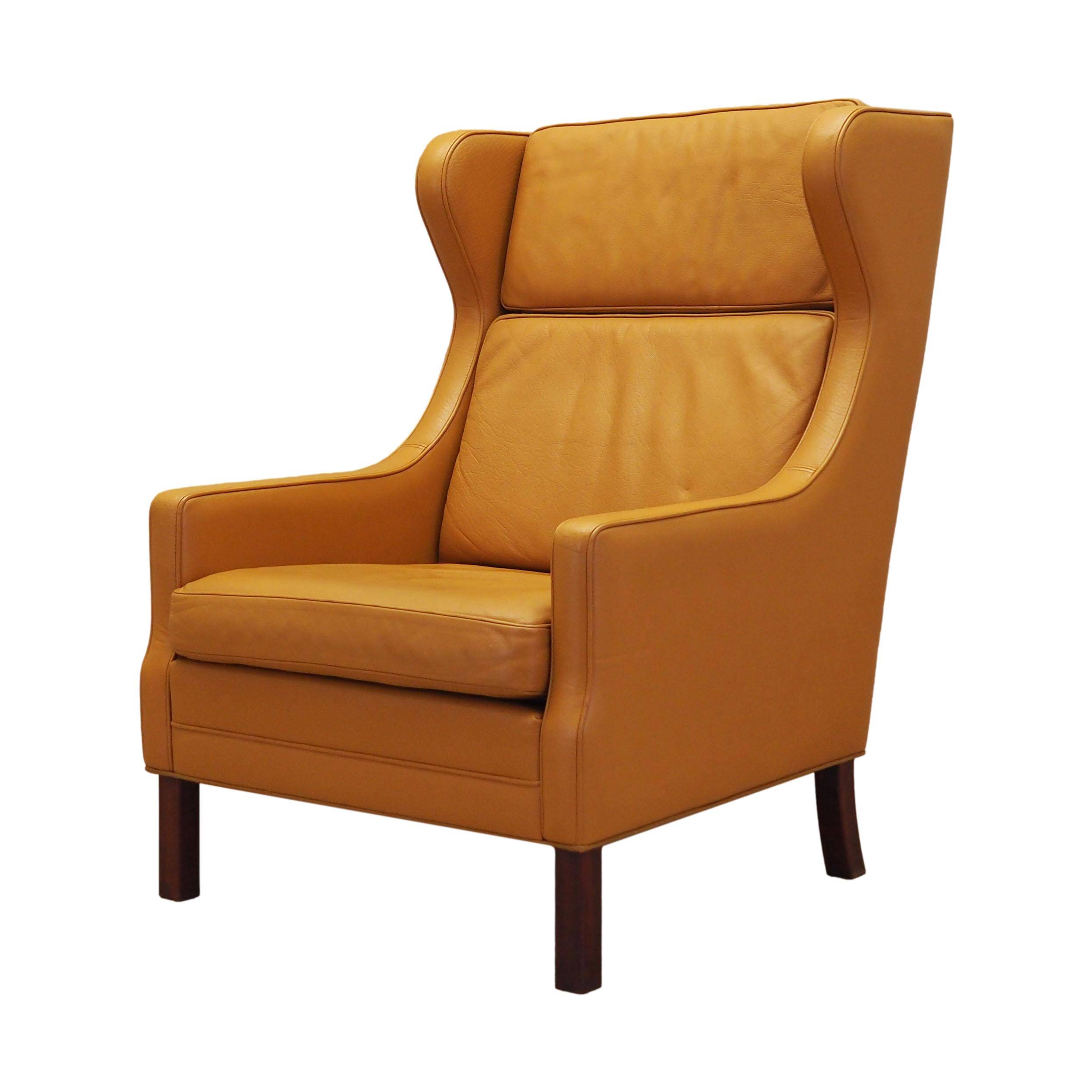 Orange armchair, Danish design, 1970s, production: Denmark
