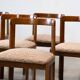 Ensemble de six chaises de salle à manger italiennes