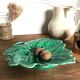 Ceramics leaf Sarreguemines