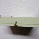 Wall-mounted wooden key box