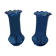 Pair of old blue glass vases