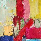 Original painting Modern abstract art Stael