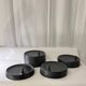 Philippe Starck for IPI - set of 20 plates - design - black