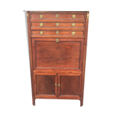 Secretary in mahogany stamped Louis Noel Malle