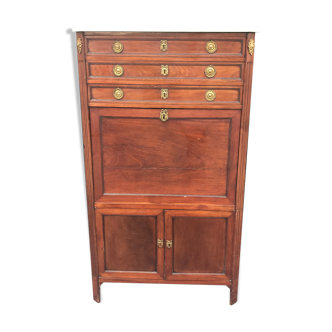 Secretary in mahogany stamped Louis Noel Malle