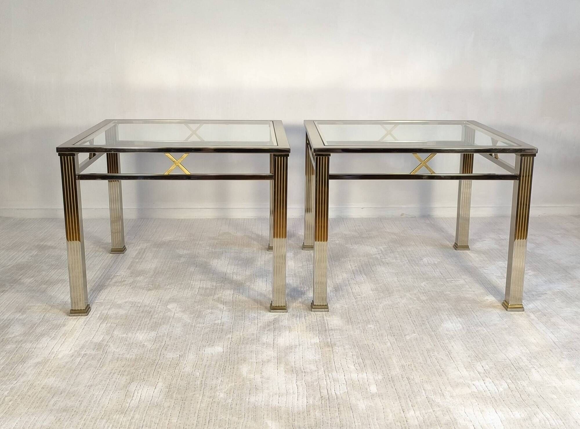 Magnificent pair of orsenigo italy coffee tables from the art deco collezione range