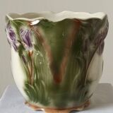 Cache-pot barbotine iris Digoin