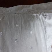 Embroidered old pillowcases