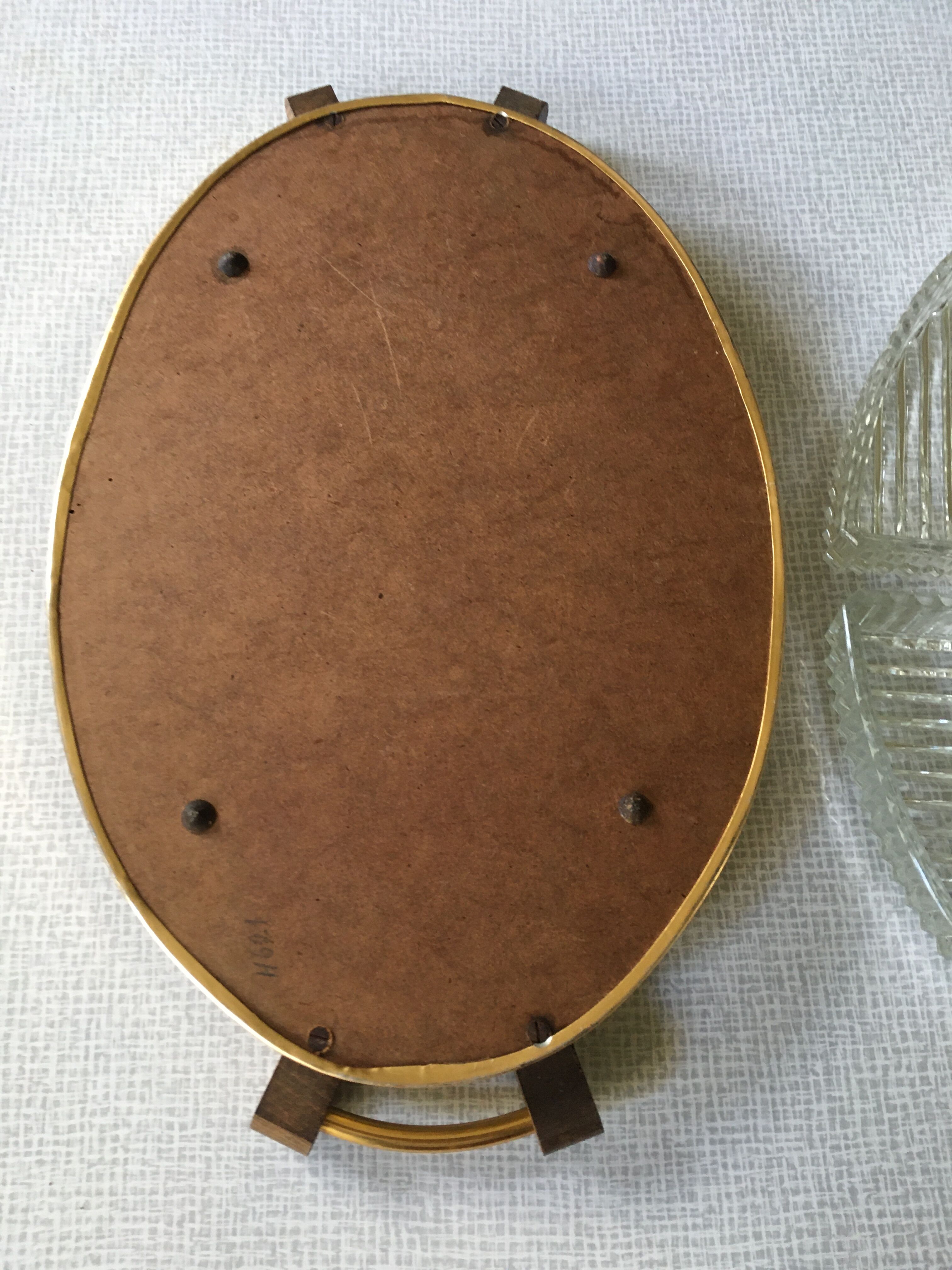 Servant tray, art deco center