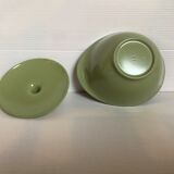 Designer khaki green sugar bowl