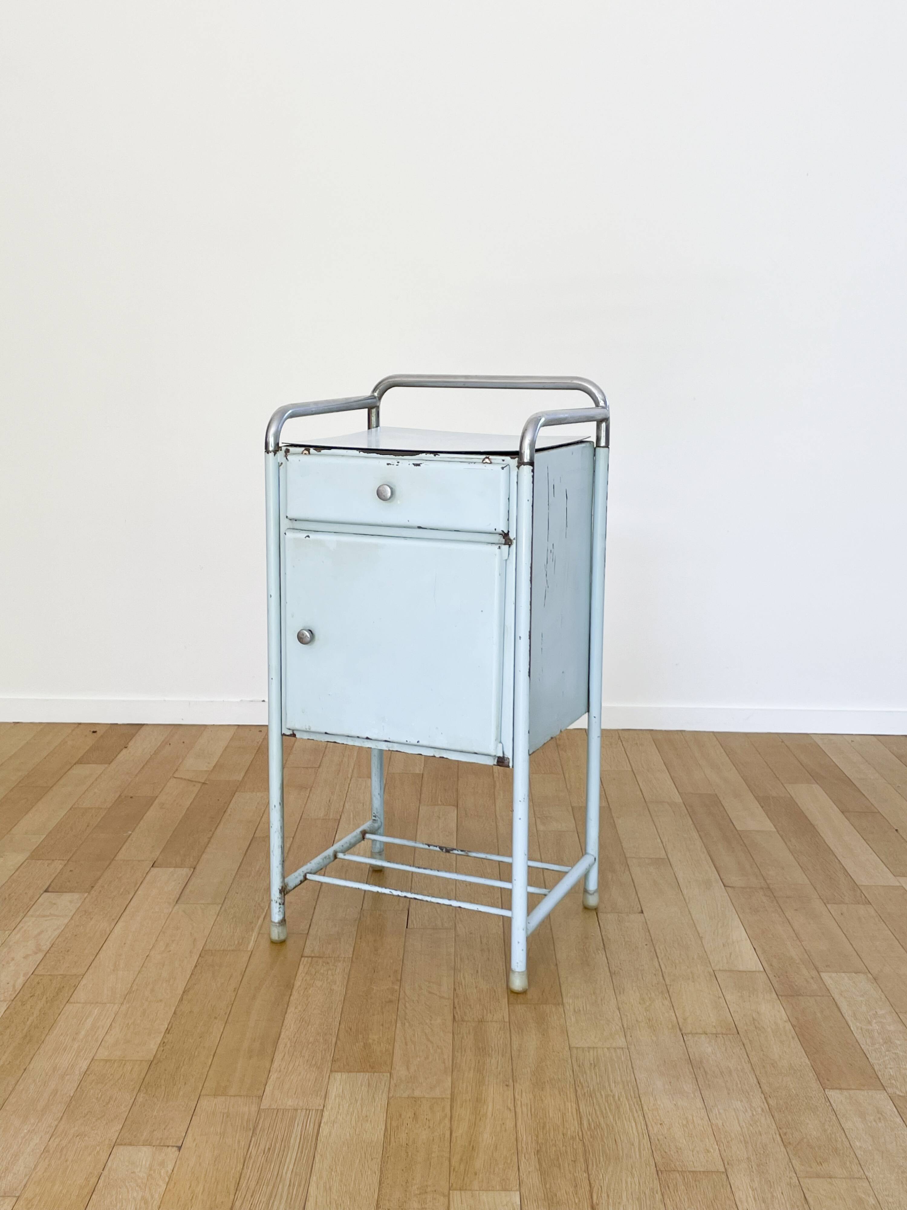 Hospital bedside table, 1950´s