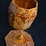 Small pot from the Onnaing faience factory, Art Deco period
