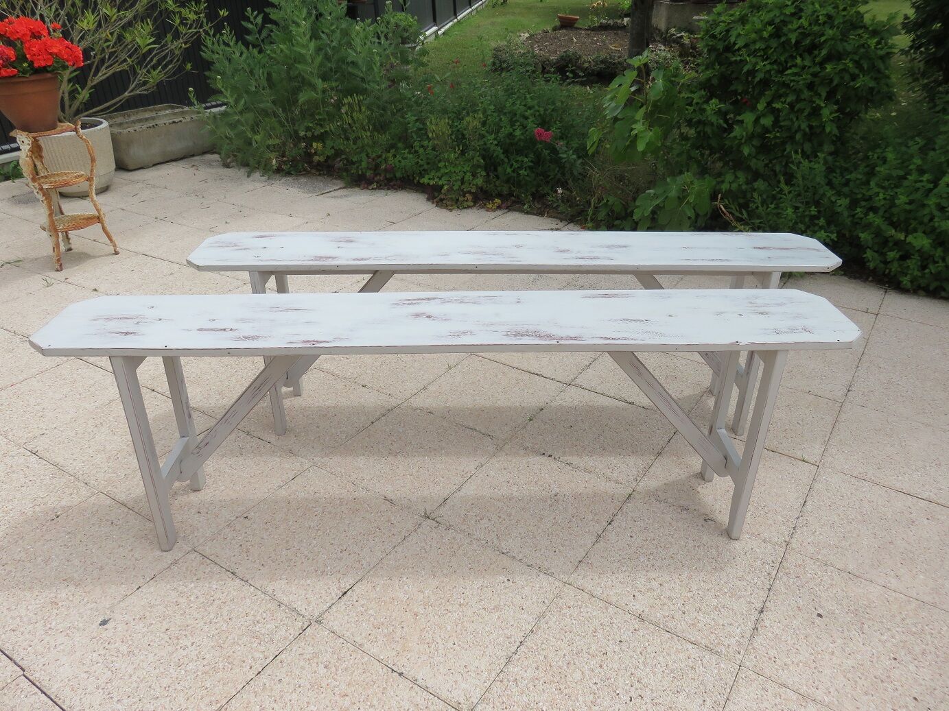 Pair of benches