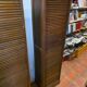 Pair of oak curtain file cabinets