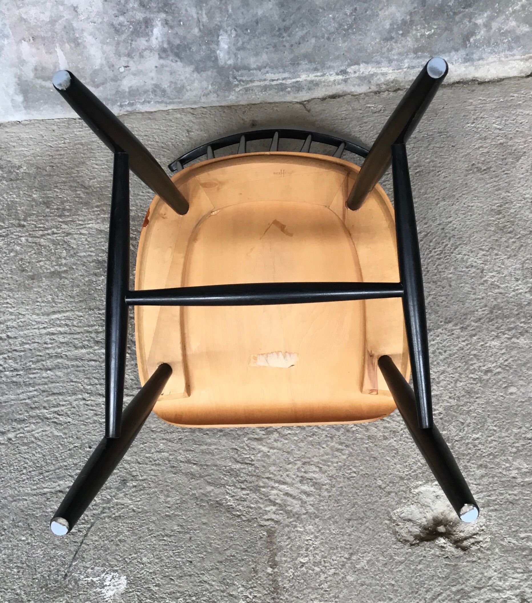 Scandinavian chair by Erik Fryklund for Hagafors - design 1950