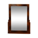 Art Deco trumeau mirror – rosewood