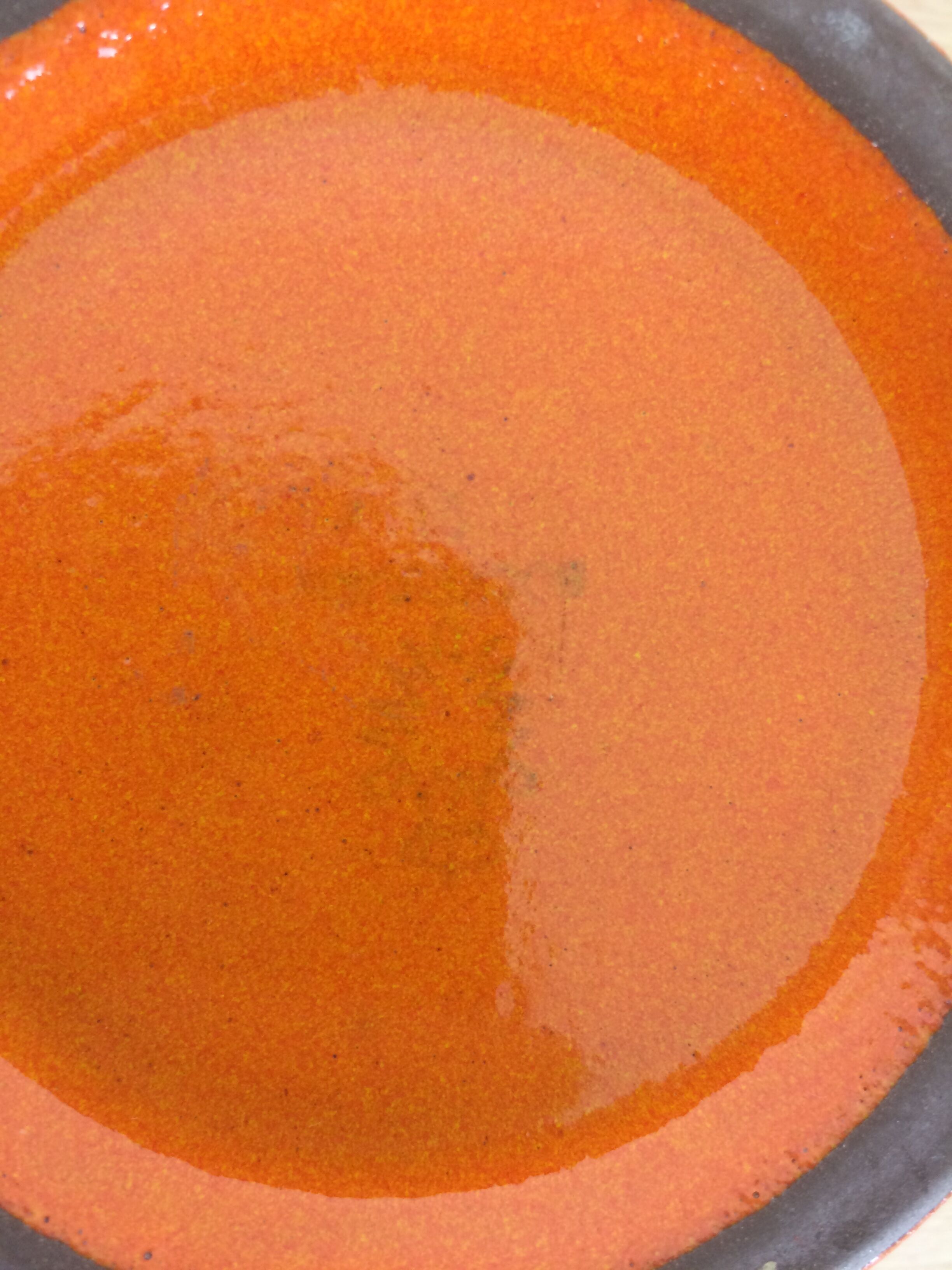 Tricolor ceramic vase