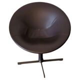 Zanotta Hillroad armchair by Christophe Pillet brown leather Italy 1990 Modern