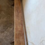Solid wood bench