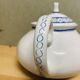 Vintage Portuguese hand painted teapot