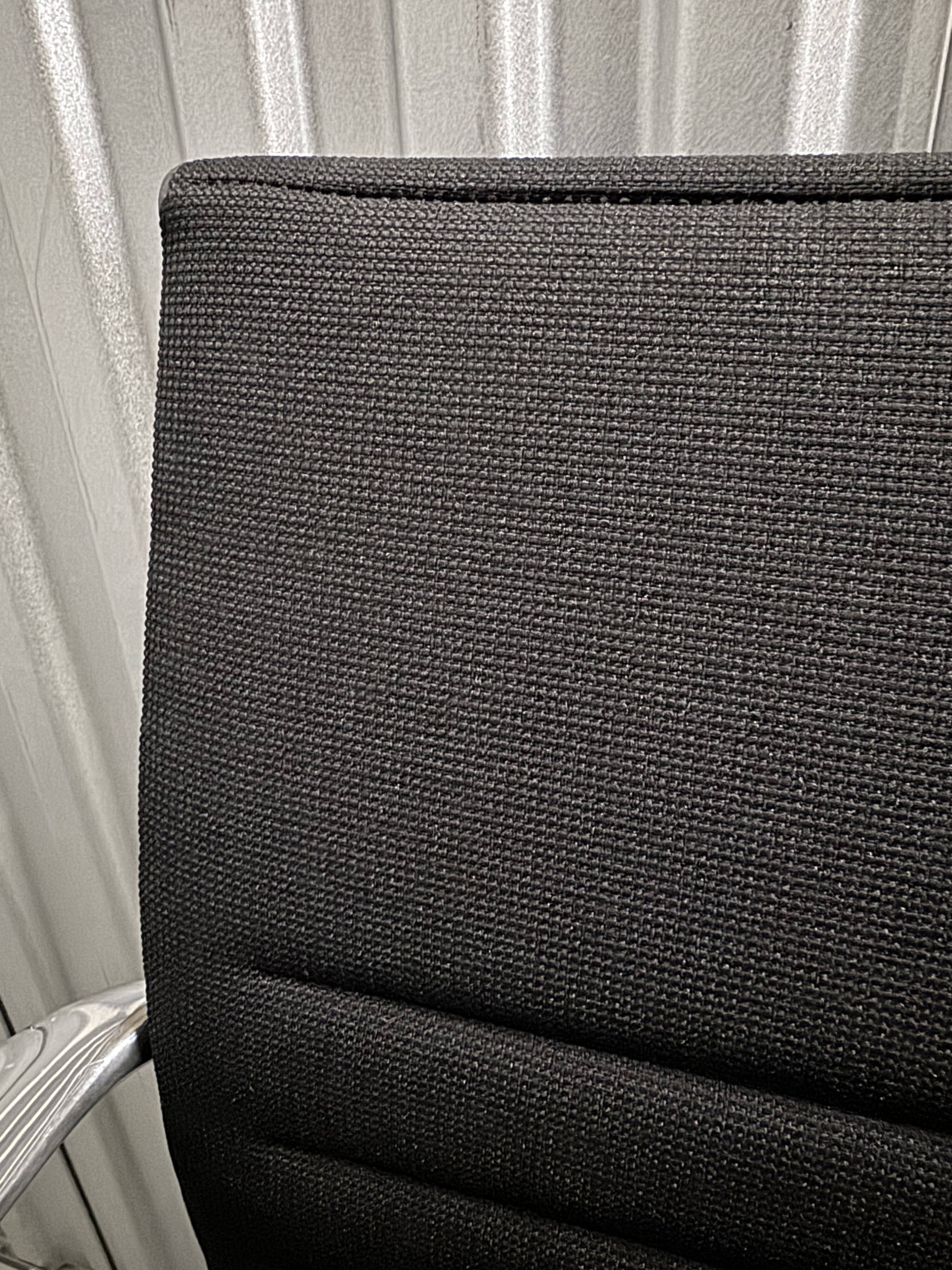 Icf office chair una chair black fabrics