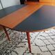 Expandable teak round table