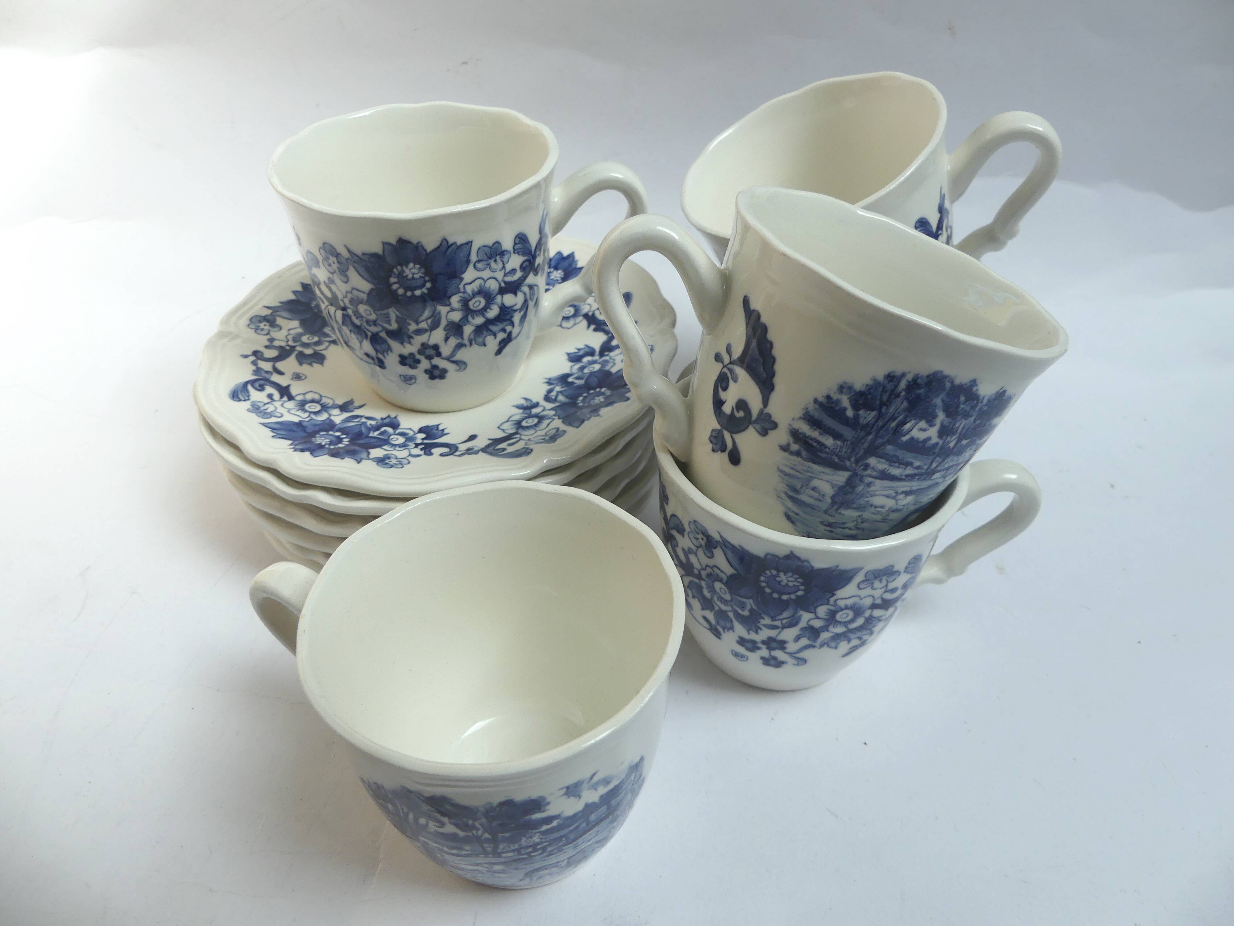 Tasses à café Sarreguemines Derby