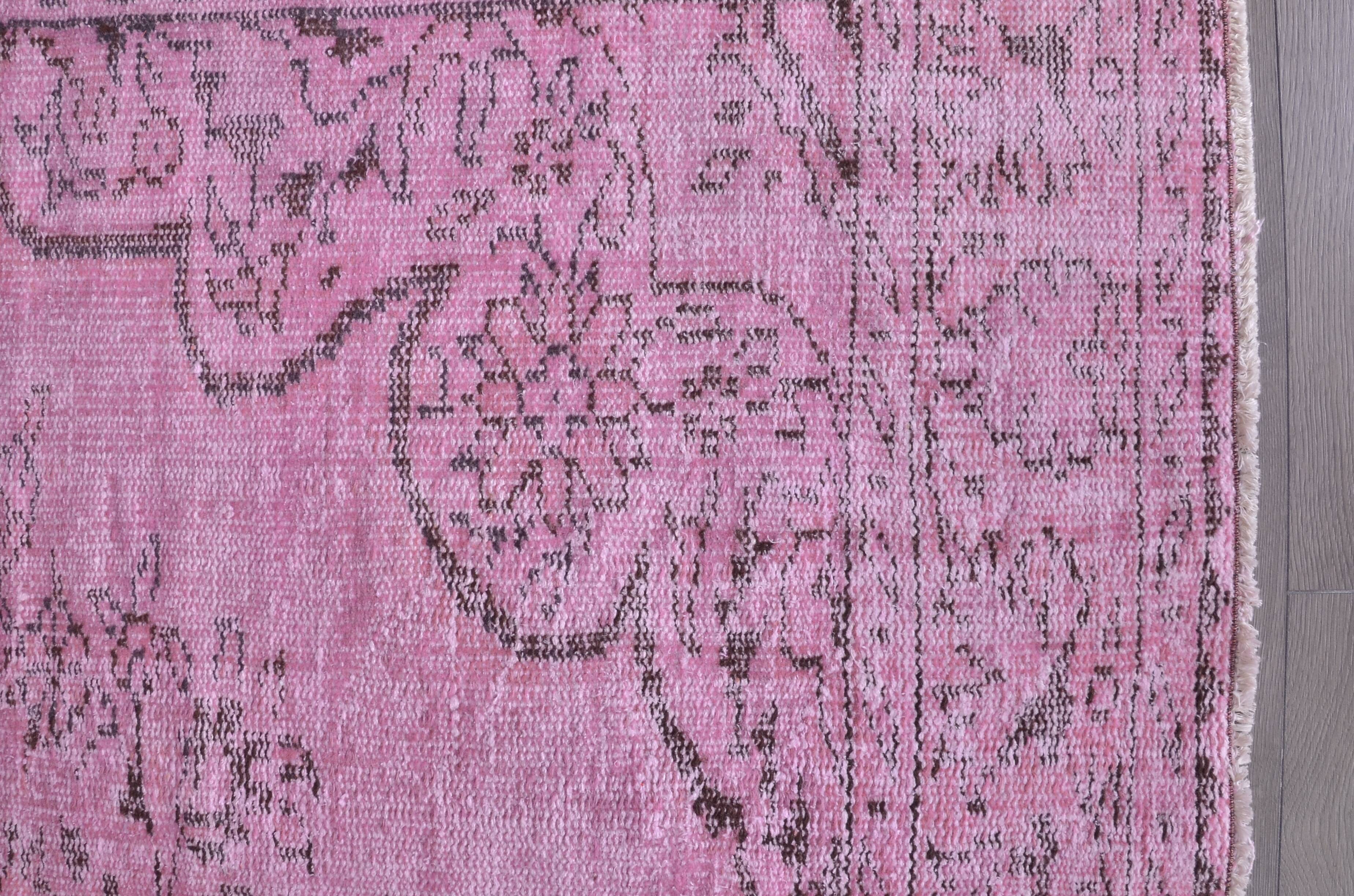 Pink Anatolian Oushak Wool Rug sku 2345