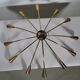 Gold Sputnik Spider 1950s 1960s Ceiling Lamp