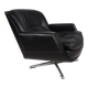 Fauteuil en cuir Eugen Schmidt, 1960