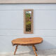 Vintage rattan mirror 33x80cm