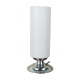 Lampe chrome et opaline