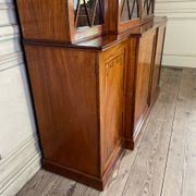 Bibliothèque anglaise en acajou vers 1900