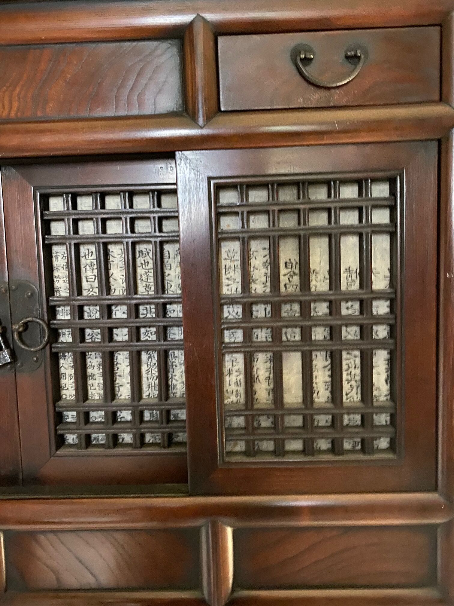 Ethnic storage cabinet