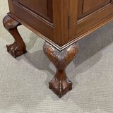 English enfilade from the early 20th century in mahogany.