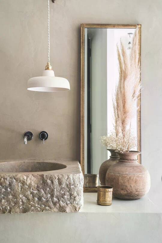 URSULE - White terracotta - Pendant light