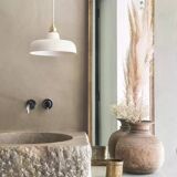 URSULE - White terracotta - Pendant light