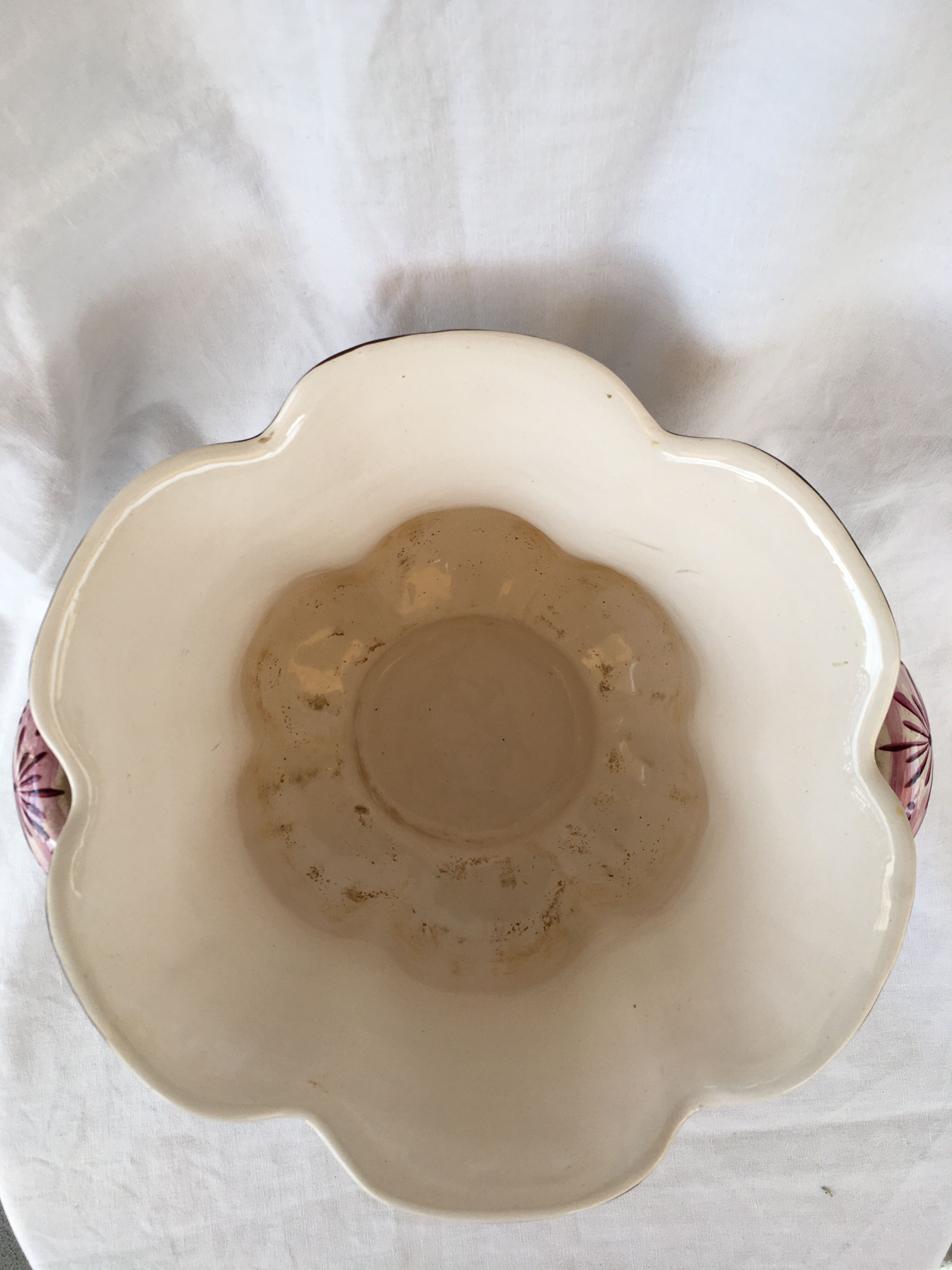 Polychrome Lunéville-style flowerpot or ice bucket