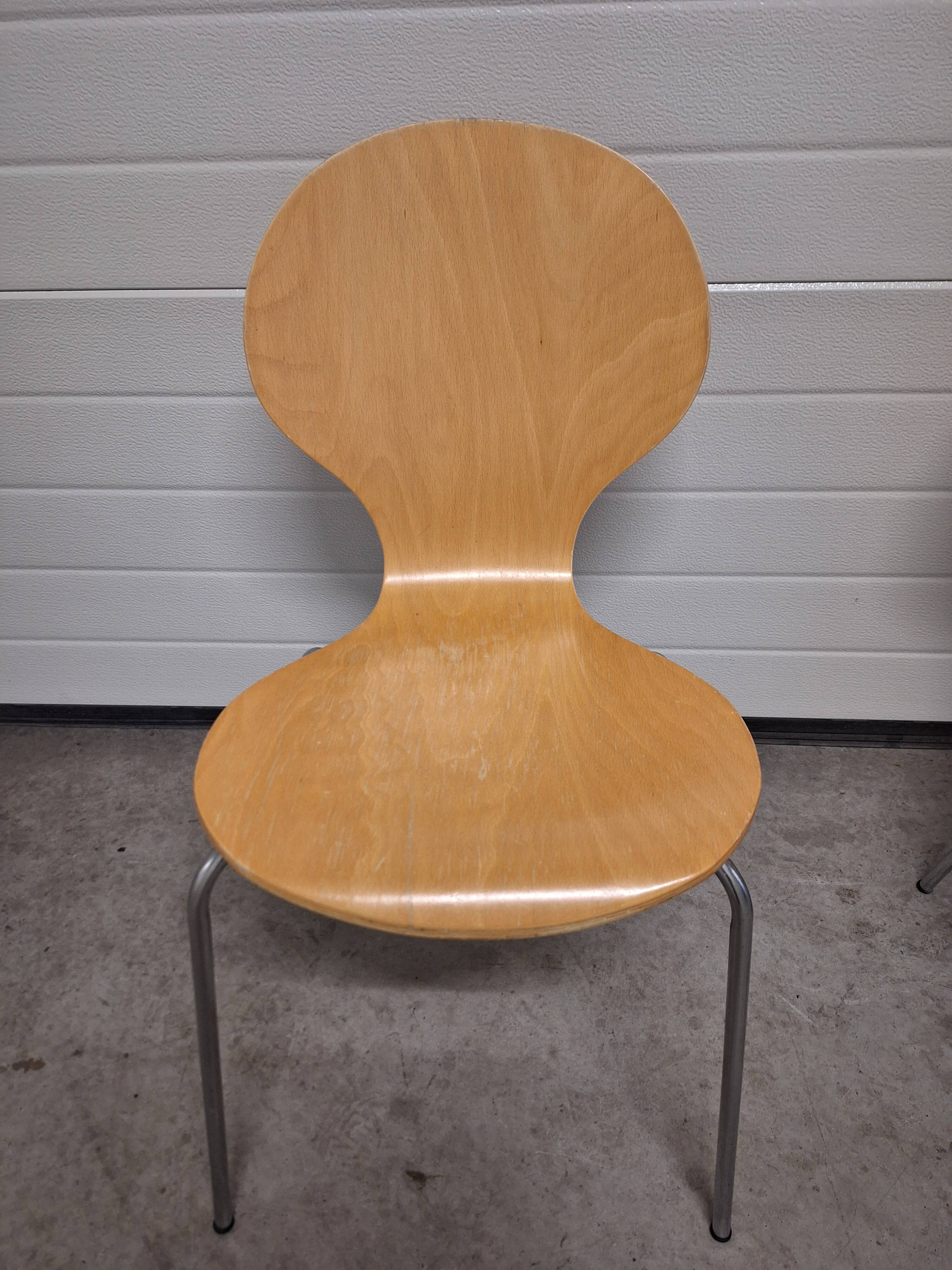 Pair of Vintage Wooden Chairs